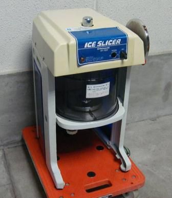 中古業務用中部アイススライサー電動かき氷り機HF-700P初雪